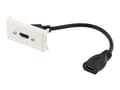 Miniatyrbild 2 av 3: DELTACO VR-315 - Strömuttag - HDMI - vit