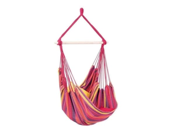 AMAZONAS AZ-2020125, Hengende hammock-stol, Uten stativ, Inne/Ute, Flerfarget, Rød, 120 kg, 1300 mm