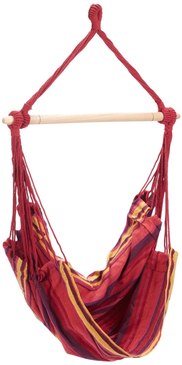 AMAZONAS AZ-2020125, Hengende hammock-stol, Uten stativ, Inne/Ute, Flerfarget, Rød, 120 kg, 1300 mm