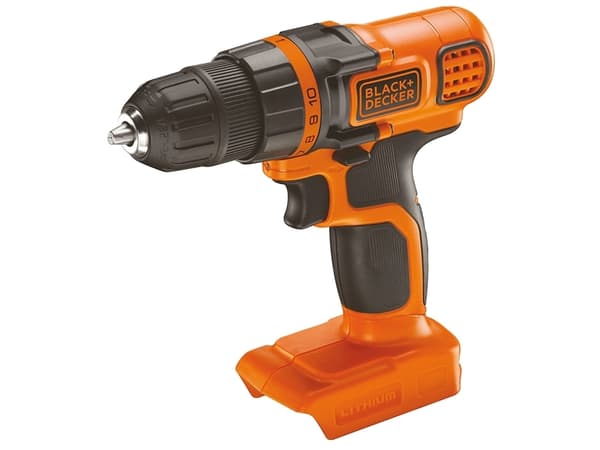 Batteridrevet skrutrekker/bor BDCDD18N 18V kropp, Black & Decker - SOLO