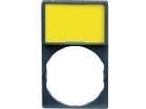 Schneider Electric ZBY4101, Musta, Keltainen, 30 mm, 40 mm, 2 g, 1 kpl