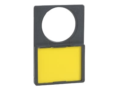 Schneider Electric ZBY4101, Musta, Keltainen, 30 mm, 40 mm, 2 g, 1 kpl