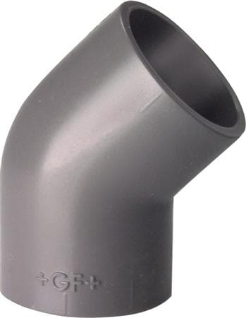 PVC-kulma 45° 50mm - 721.150.110 +gf+