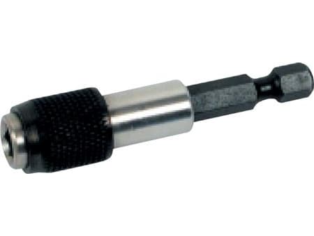 TECOS Quick-lock bitsholder med magnet og låsering ¼"x60mm