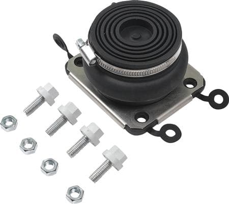 Väggskåp Ensto kabelmembran 1 x Ø27 - 66mm, utan fläns, IP65, med skruvsats