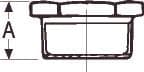 Nippelmuffe galvaniseret koncentrisk 3 x 2 1/2