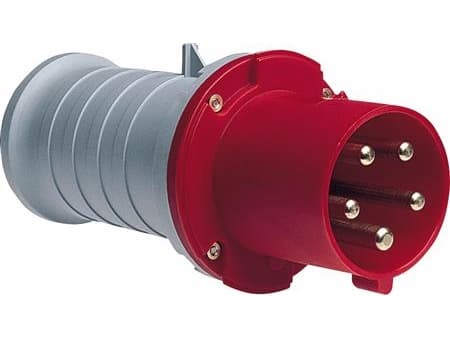 CEE-kontakt 5-polig 63A 415VAC IP44 6H