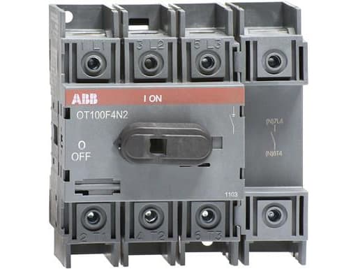 Lastbrytare 100A 1-0 4-polig OT100F4N2