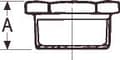 Miniatyrbilde 1 av 2: Nippelmuffe sort koncentrisk 1 x 3/8