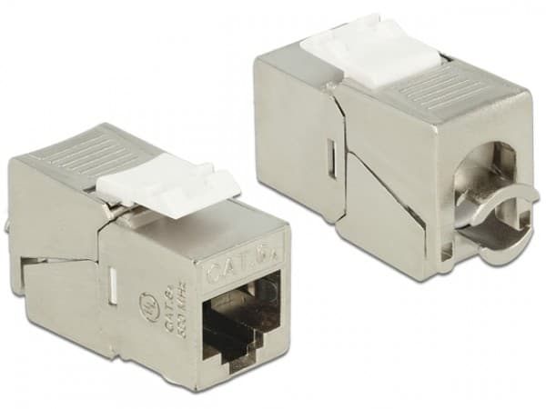DeLOCK RJ45/LSA Cat.6A, Metallinen, Valkoinen, RJ45, LSA Cat.6A, Cat6a, ISO/IEC 11801 2.2, EN 50173-1:2011, EN 60603-7-51, Cat.6A of ANSI/TIA 568-C.2