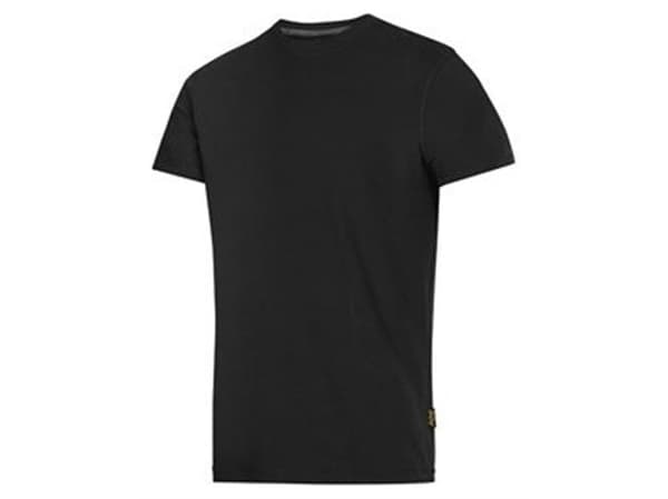 Snickers T-shirt str. XL - sort Classic 100% bomuld - 2502