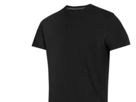 Snickers T-shirt str. XL - sort Classic 100% bomuld - 2502