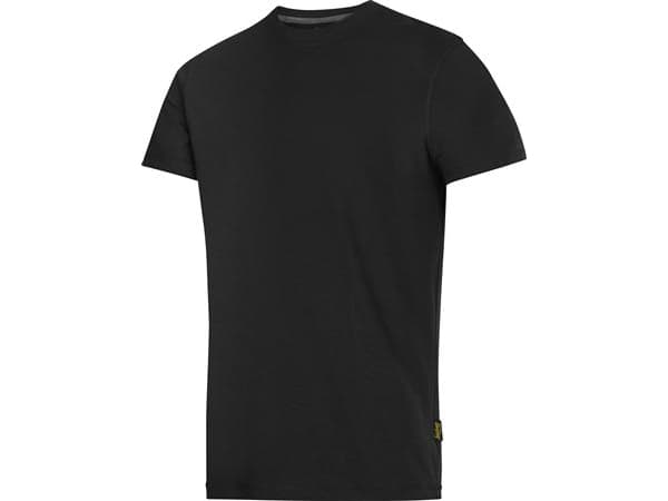 Snickers T-skjorte str. XL - sort Classic 100% bomuld - 2502