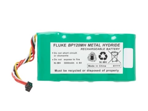 Fluke BP120MH, Vihreä, Nikkelimetallihybridi (NiMH), 3,8 V, 3000 mAh