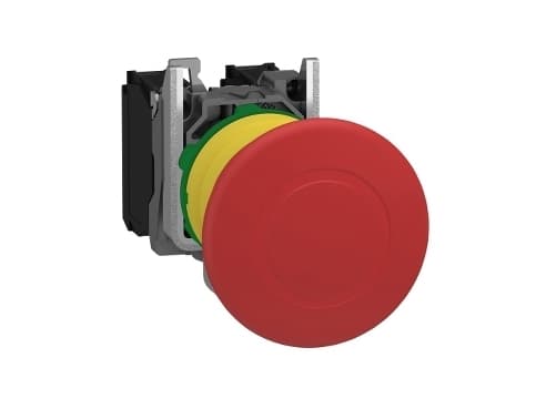 Schneider Electric XB5, Knapp, IP66, IK03, Klass II, 40 mm, 82 mm