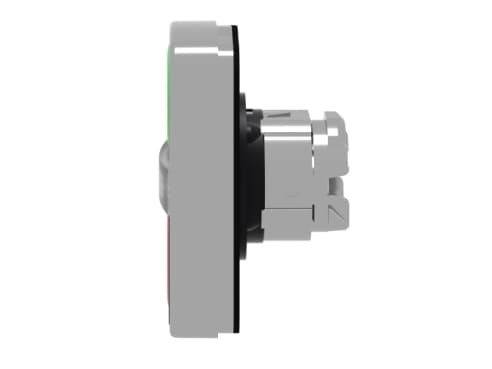 Schneider Electric ZB4, Knapp, Grön, Integral LED, IP66, IK06, 56 g