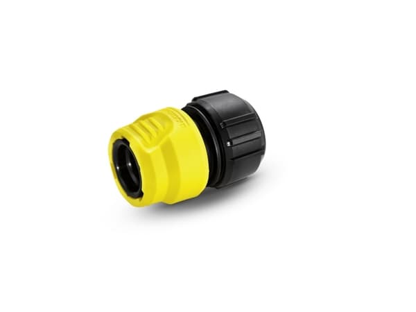 Kärcher - Slanganslutning - med vattenstopp - lämplig för 13 mm (1/2"), 15 mm (5/8") och 19 mm (3/4") slangar