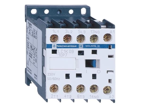 SCHNEIDER ELECTRIC Kytkin 2,2kW, 400V AC, 6A AC3, 3-napainen, 1NC, ohjausjännite 230V AC