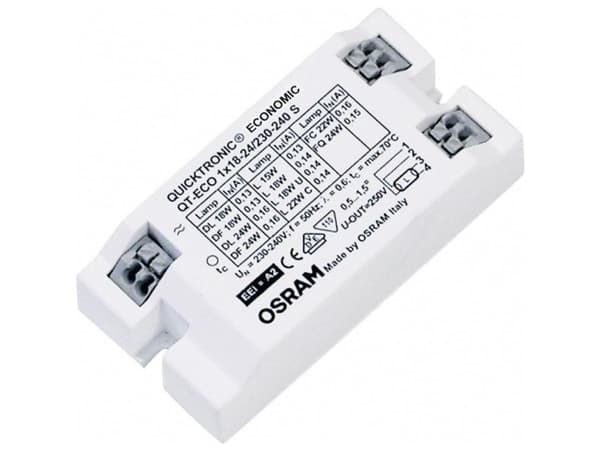 Osram QT-ECO 1X18…24 S, 30 000 t, -15 - 50 °C, 50 Hz, 13 A, 40 mm, 80 mm