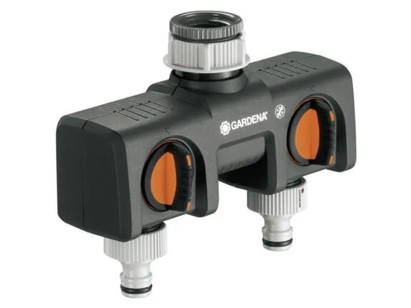 Gardena Twin-Tap - Slanganslutning
