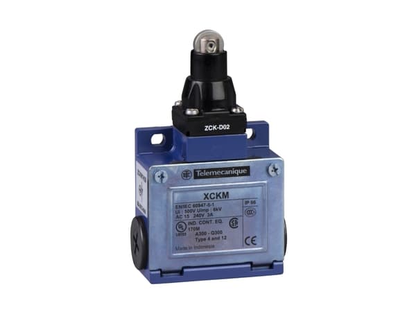 Endestop metal stempel med rulle NO+NC 3XM20 3XM20