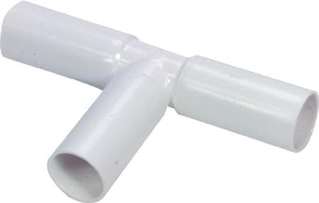 T-stykke plast 16 mm