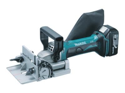 Makita DPJ180 - Biscuit joiner - trådløs - 100 mm - 2 batterier - 18 V