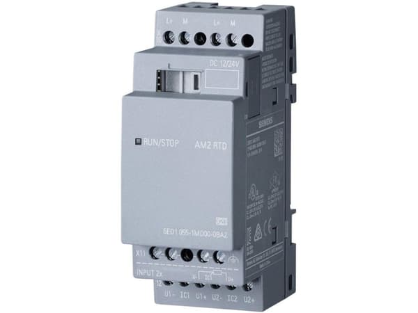 Siemens LOGO! AM2 RTD 0BA2 PLC-laajennusmoduuli 12 V / DC, 24 V / DC