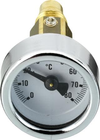 Danfoss termometer til A og B - G 3/4 x Rp 3/4