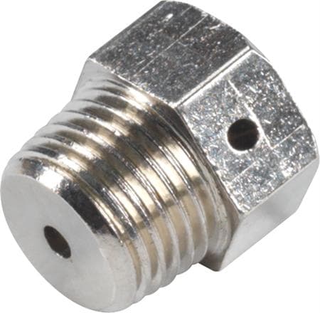 Luftskrue med håndhjul 1/8"
