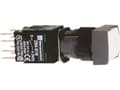Miniatyrbilde 5 av 5: Tryk Ø16 rektangulær hvid planforsænket XB6DA11B
