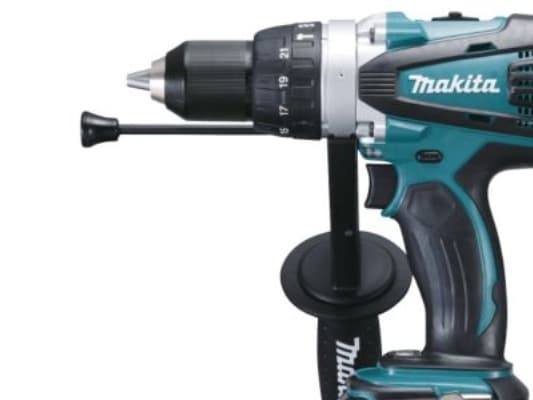 Makita DHP458RTJ - Porakone/porakone - akkuporakone - 2-nopeuksinen - 91 N-m - 2 akkua - 18 V