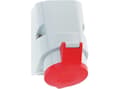 Pikkukuva 4 / 4: BALS CEE seinäpistorasiaH6 400V 32A 5-napainen, punainen leveys x korkeus 83x126 mm, yläosa M25 alaosa 2x M25, Quick Connect®IP44, polyamidi