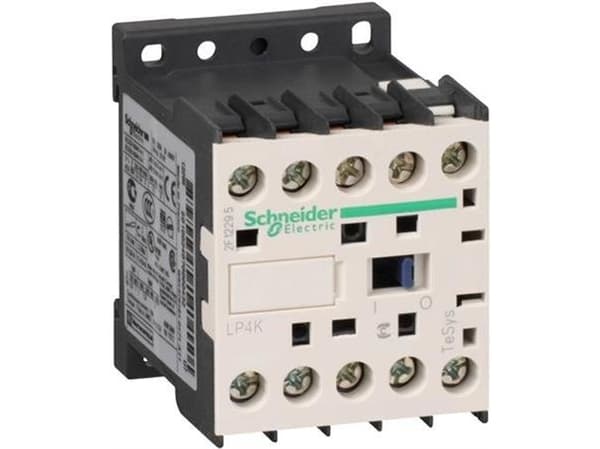 SCHNEIDER ELECTRIC Kytkin 4KW, 400V AC, 9A AC33-napainen , 1NO, ohjausjännite 24V DC, matalatehoinen kela 1,8W