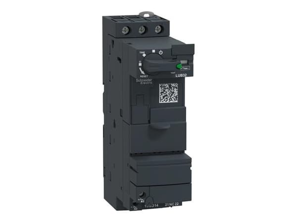 SCHNEIDER ELECTRIC TeSys motorstartmodul U, grundmodul 32A 3-polig + 1NO + 1NC - frånskiljare och kontaktor Skruvterminal