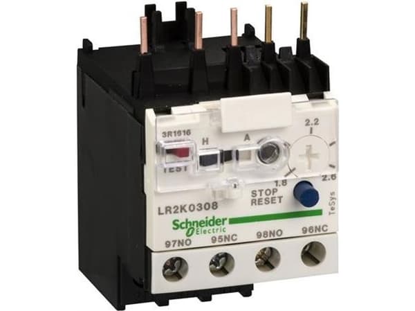Motorbeskyttelsesrelæ 1 x sluttekontakt, 1 x brydekontakt Schneider Electric LR2K0308 1 stk