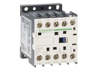 Schneider Electric CA3KN40BD, Vit, 24 V, CSA UL IP2x, 45 x 57 x 48 mm, 225 g, -25 - 50 ° C