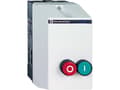 Miniatyrbild 1 av 2: SCHNEIDER ELECTRIC Motorstartare i hölje utan termiskt relä, start(grönt) stopp(rött),4KW, 400V AC, 9A vid AC33 pol, styrspänning 230V AC, IP65