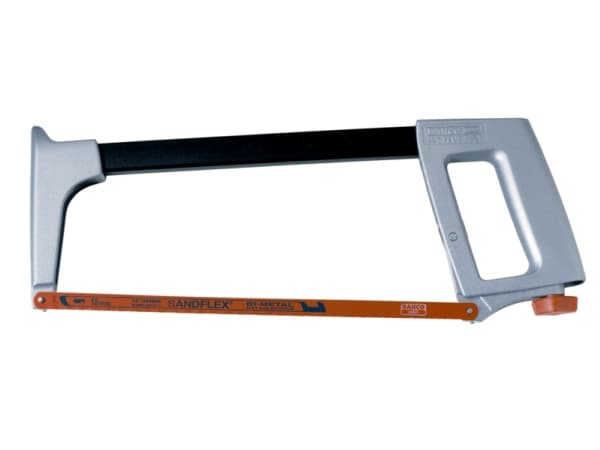 Bahco Profesjonell baufilbue, Baufil, Aluminium, Sort, Oransje, Sølv, Sølv, 30 cm, 300 mm