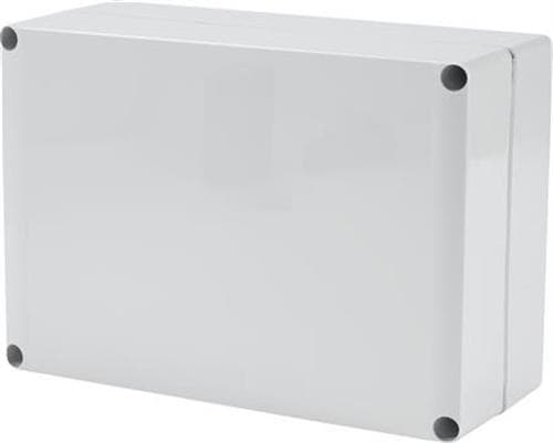 ENSTO Montageboks Cubo S polycarbonat BxHxD 175 x 250 x 100 mm grå RAL7035 med højt grå låg IP66/67 uden udslagsblanketter