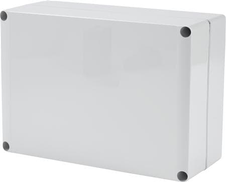 ENSTO Montageboks Cubo S polycarbonat BxHxD 175 x 250 x 100 mm grå RAL7035 med højt grå låg IP66/67 uden udslagsblanketter