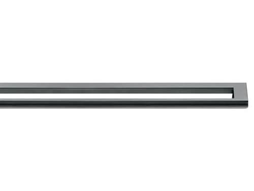 Unidrain HighLine ramme. Linje - rustfrit. børstet: L1000mm H 10mm til afløbsarmatur