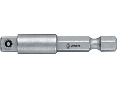 Wera 870/4 Verktøyskaft (forbindelsesdel), sekskantskaft, 25,4 / 4 mm (1 / 4"), sekskantskaft, 6,35 mm (0,25"), 1 stk, 50 mm