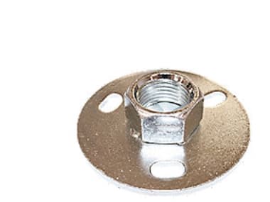 Geberit montageflange 70mm, 1/2mf, stål, galvaniseret