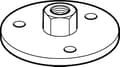 Miniatyrbild 1 av 2: Geberit montageflange 70mm, 1/2mf, stål, galvaniseret