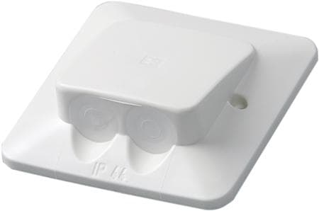 Spisuttag med avlastning utan klämma 1M vit IP44