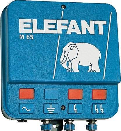 ELEPHANT Sähköaita M65, 230Vtop-jännite 9500V, Impulssin energia 6,5 joulea latausenergia 8 joulea