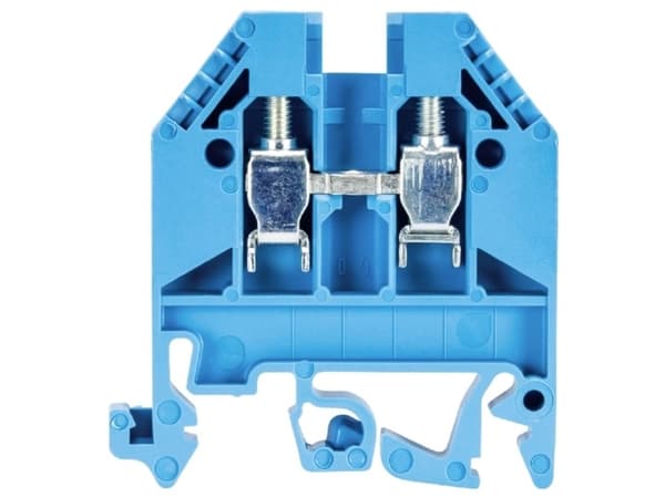 Genomgangsklemme selos Wieland WK 4/U Blau 57.504.0055.6 Blå 1 stk