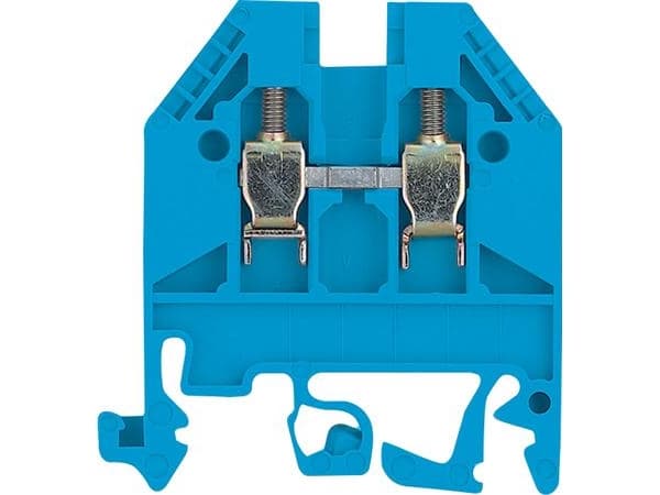 Genomgangsklemme selos Wieland WK 4/U Blau 57.504.0055.6 Blå 1 stk