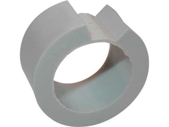 Muovinen insertti sinkkiputkenkannattimeen Ø15 mm. Sopii putkenkannattimiin, joiden mitat ovat 3/8 mm